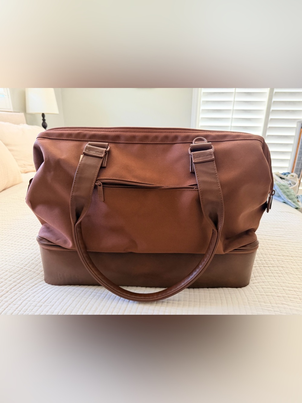 Beis The Convertible Weekender in Maple